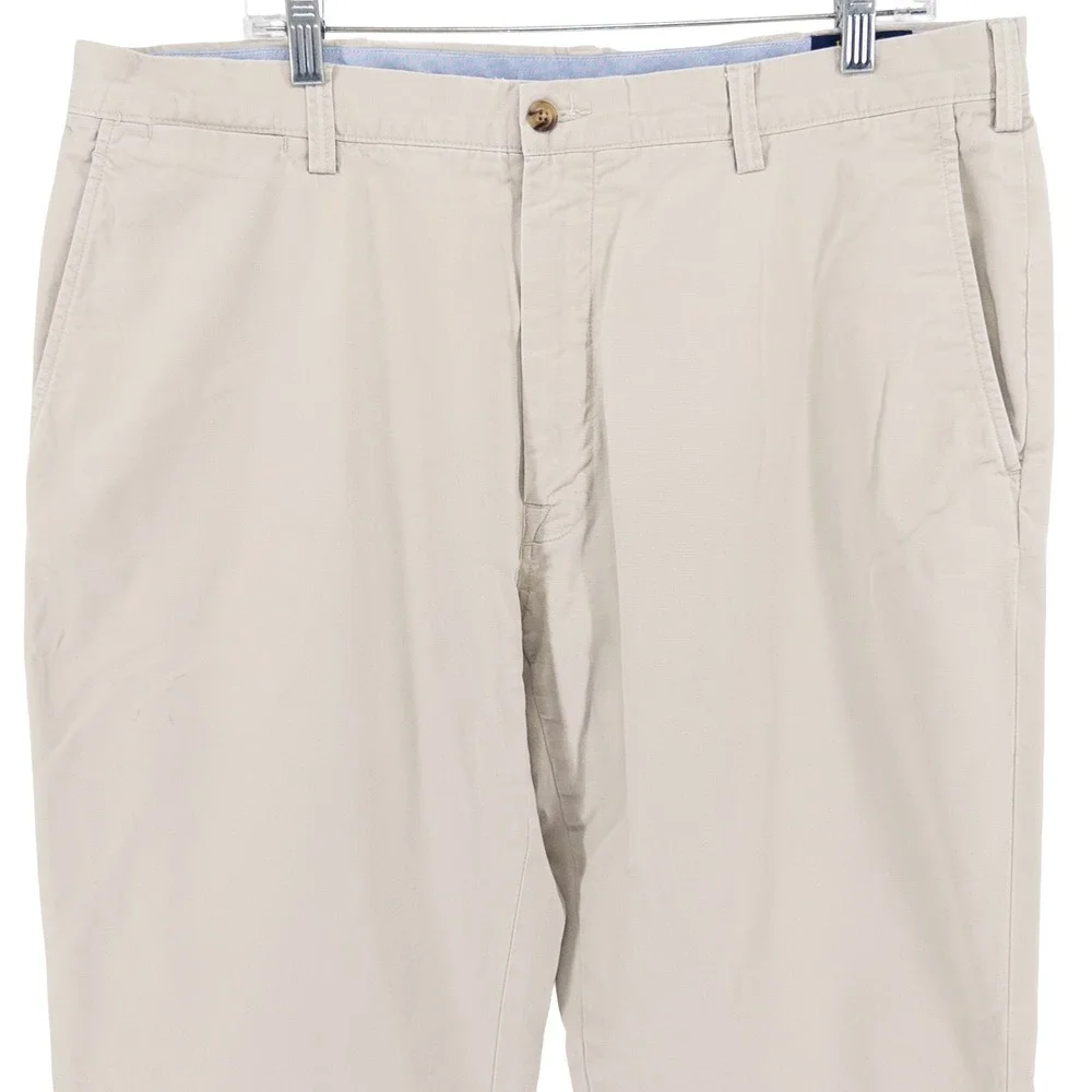 Polo Ralph Lauren Mens 38x32 Stretch Classic Fit Chino Pants Khaki Tan Preppy